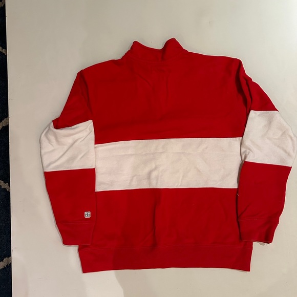 Phillies Tailgate 1/4 zip sweatshirt 100% cotton - Picture 3 of 7